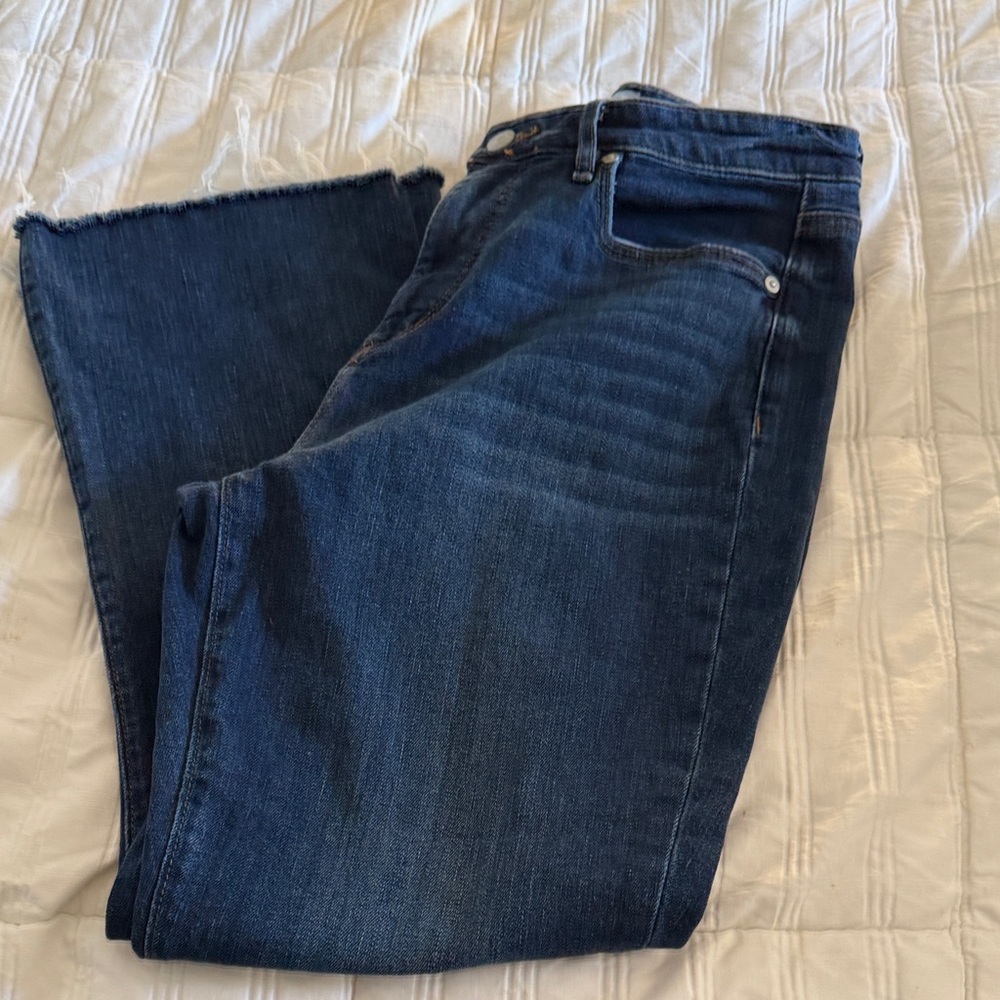 LOFT Deep Blue Women's Straight Leg Jeans - Picture 5 of 5